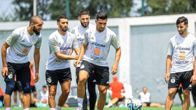 Équipe nationale d'Algérie - Séance d'entrainement