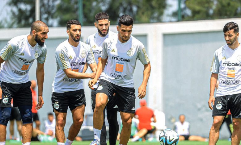 Équipe nationale d'Algérie - Séance d'entrainement