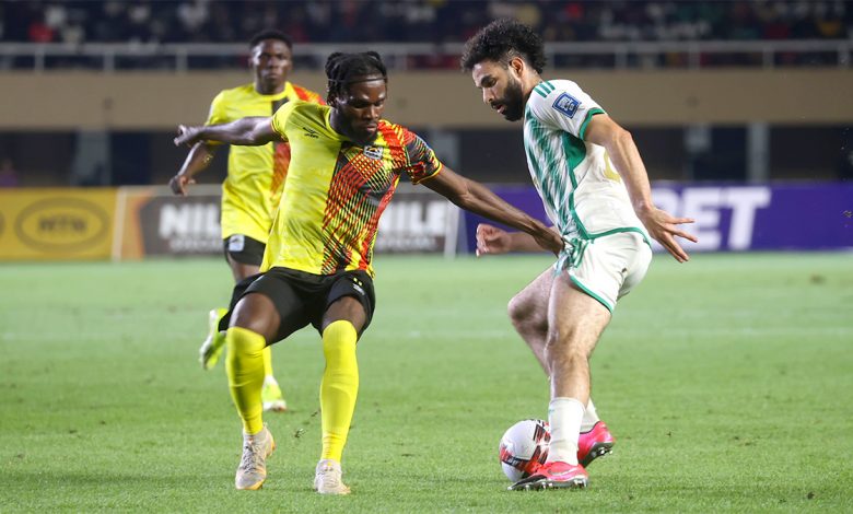 Rayan Aït-Nouri lors du match contre l'Ouganda