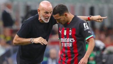 ismaël bennacer et Stefano Pioli