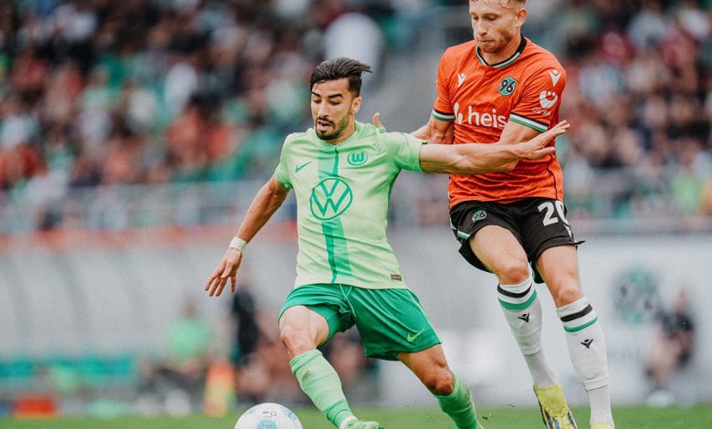 Mohammed Amine Amoura avec Wolfsburg VfL