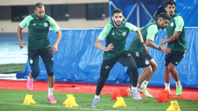 Séance d’entraînement de l'équipe nationale d'Algérie