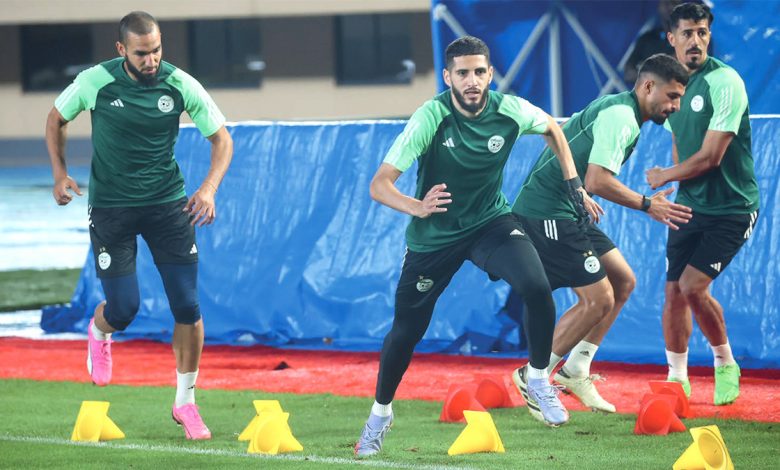 Séance d’entraînement de l'équipe nationale d'Algérie