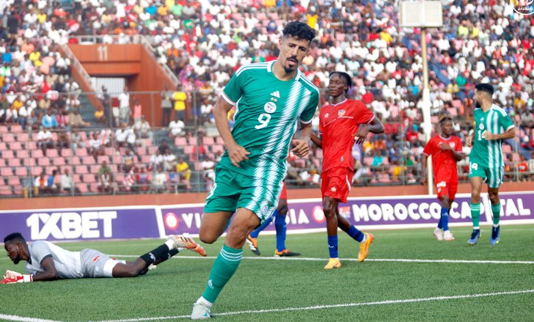 Baghdad Bounedjah auteur du troisième but face au Liberia