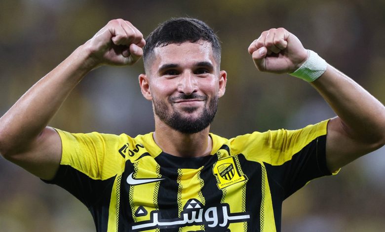 Houssem Aouar buteur avec Al-Ittihad SC